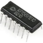 КР1561ЛЕ10 (91г.), 3 трехвходовых логических элемента "ИЛИ-HЕ" (CD4025BE)