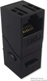 S-ACK90BK, Адаптер в линию, RJ45, RJ45, Переходник, Встраиваемый в Линию, Гнездо, 8 вывод(-ов)