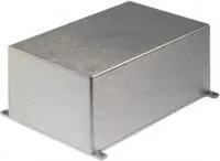 G0347F, Корпус для РЭА 187х118х81.7 мм, металл, с крепежным фланцем