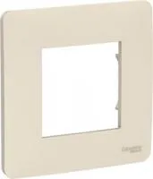 Рамка 1-м UNICA STUDIO беж. SchE NU200244