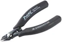 1PK-5101-E, Кусачки антистатические прецизионные изогнутые с пружиной и фиксатором, 125мм