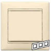 Рамка 3-м Valena горизонт. сл. кость (DIY-упак.) Leg 695633