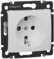 Механизм розетки 1-м СП Valena защ. шторки с заземл. бел. Leg 774421