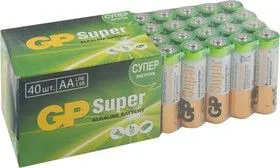 15A(A316/LR6/AA)40, Элемент питания алкалиновый Super (40шт) 1.5В