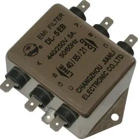 DL-5EB, 5А, Трехфазный сетевой фильтр