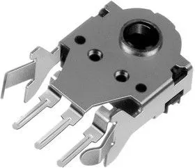 EC10E1220505, Инкрементный поворотный энкодер, пустотелый вал, горизонтальный, 10мм, 24 положения, 12 импульсов