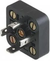 GSA 3000 N, Прямоугольный разъем питания, 3 контакт(-ов), GDM Series, Монтаж в Панель, Пайка, Штекер