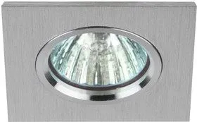 Светильник KL57 SL литой алюминевый MR16 12В/220В 50Вт серебр. ЭРА Б0017254