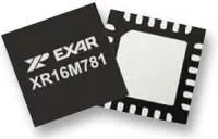 XR16M781IL32-F, UART интерфейс, 1 канал, 20 Мбит/с, 1.62 В, 3.63 В, QFN, 32 вывод(-ов)