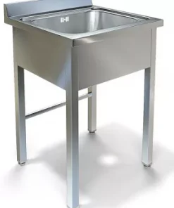 Ванна моечная цельнотянутая с фартуком, ВМ-12/456