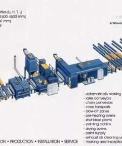 Дробеметная камера с рольгангами, Schlick RB 500-6000
