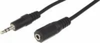 17-4003, Шнур Стерео 3,5 мм гнездо - Стерео 3,5 мм штекер, длина 1,5 метра