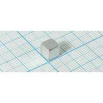 Магнит 6,35x 6,35x 6,35, параллелепипед, рабочая температура -60~80C, Ni, класс N35