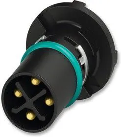 SACC-CI-M12MSS-4CON-L180 THR PE, Вставка круглого разъема, Серия SPEEDCON, 4 контакт(-ов), Штырь, Сквозное Отверстие