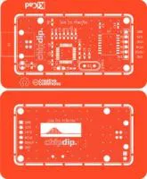 Печатная плата USB I2S PCM2706, Печатная плата с разводкой, FR4 75х45мм (1.5мм, 18мкм)