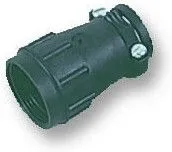 UTG10AC, Зажим круглого разъема, прямой с компенсатором натяжения, 10, 8.7 мм, Серия Trim Trio UTG