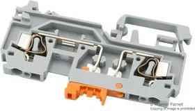 0280-0870, TERMINAL BLOCK, DIN RAIL, 2 POSITION, 28-12AWG