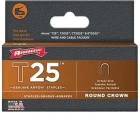 AR-259-1 , Скобы (круглые) 14мм для T25/T2025, 1000 шт.