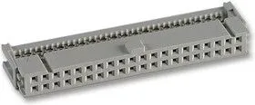 008290040000011, Разъем типа провод-плата, 2.54 мм, 40 контакт(-ов), Гнездо, Серия 8290, IDC / IDT, 2 ряд(-ов)