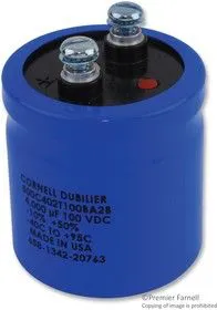 500C402T100BA2B, ALUMINUM ELECTROLYTIC CAPACITOR, 4000UF, 100V, +50%/-10% SCREW
