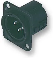719-0500, Аудио разъем XLR, 5 контакт(-ов), Штекер, Монтаж в Панель, Контакты с Покрытием из Серебра
