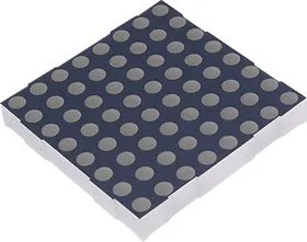 TA23-11EWA, 58мм светодиодная матрица 8х8 красная ОА, 8мКд