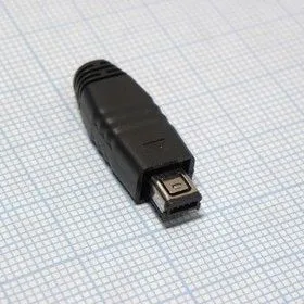 miniUSB 4AM, вилка на кабель