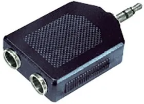 27-020, Two 3.5mm in Female to 3.5mm Male Stereo Y Adapter