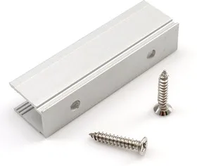 09-47 Алюминиевый держатель для одноцветного светодиодного неона МИНИ (8*16.5мм), арт. 10-81/82/83/84/85, 50*10.5*14.8 мм.