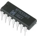 КР1533ЛН1 (14г п/п 22г..), Шесть логических элементов "НЕ" [2102Ю.14-В] (=SN74ALS04)