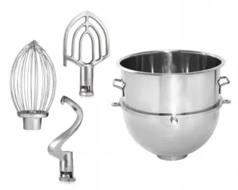 Комплект из 10 л дежи с насадками для 25 л планетарных миксеров, SP22 Spar (10/22ACC)