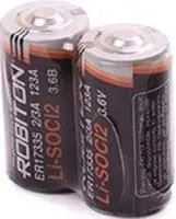 ER17335 (2/3A), Элемент питания литиевый 1800мАч (LSC1800-2/3A-3.6V)(1шт)