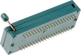 DS-1043-40, DIP панель 40-контактная с нулевым усилием 0.3-0.6