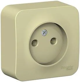 Розетка 1-м ОП BLANCA 16А 250В без шторок без заземл. изол. пласт. беж. SchE BLNRA000117