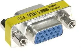 HDB15F-HDB15F, Переходник короткий