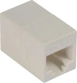 TDG1026KC6-MNL, ADAPTOR, 8POS, CAT6, RJ45 JACK-JACK