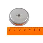 Магнитное крепление со сквозной внутренней резьбой Н42 (М6)