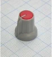 Ручка KA483-6 серо-красн. d=6