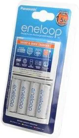 Panasonic eneloop K-KJ55MCC40E Smart&Quick Charger + 4АА1900мАч BL1, Зарядное устройство с аккумуляторами