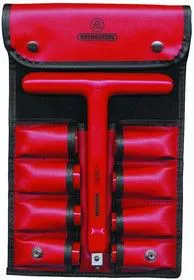 16-440 VDE, Ключ высоковольтный со сменными головками от 10 мм до 19мм