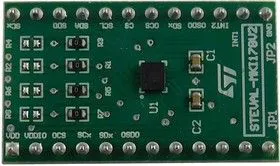 STEVAL-MKI178V2, Оценочная плата, LSM6DSLTR MEMS 3-осевой гироскоп/акселерометр, DIL-24
