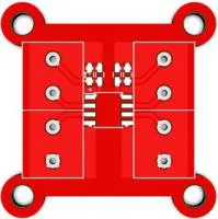 Печатная плата RDC1-ISO11, Печатная плата с разводкой, FR4 31.8х31.8мм (1.5мм, 18мкм)