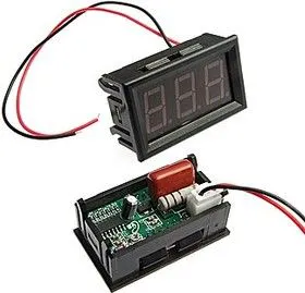 YB27A (99952), Вольтметр 60-300VAC (красный)