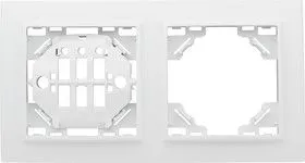 Рамка 2-м Минск горизонтальная бел. Basic EKF ERM-G-302-10