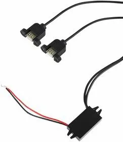 16-0602, Адаптер DC 12V - 2 x USB-A 5V 3A