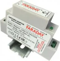 12W/12-24V/DIN, Блок питания с регулируемым напряжением, 12-24В,1-0.5А,12Вт