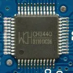 CH344Q, Интерфейс USB в счетверенный последовательный порт 6МБ/с