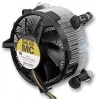 109X9812H0016, Теплоотвод с охлаждением, ЦПУ, 90 мм, 95 мм, 62.5 мм, 39 дБА