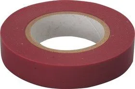 Изолента ПВХ 15мм х 20м красная