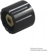 021-4520, Ручка, Круглый Вал, 6.35 мм, Нейлон (Полиамид), Круглая с Индикаторной Линией, 21 мм